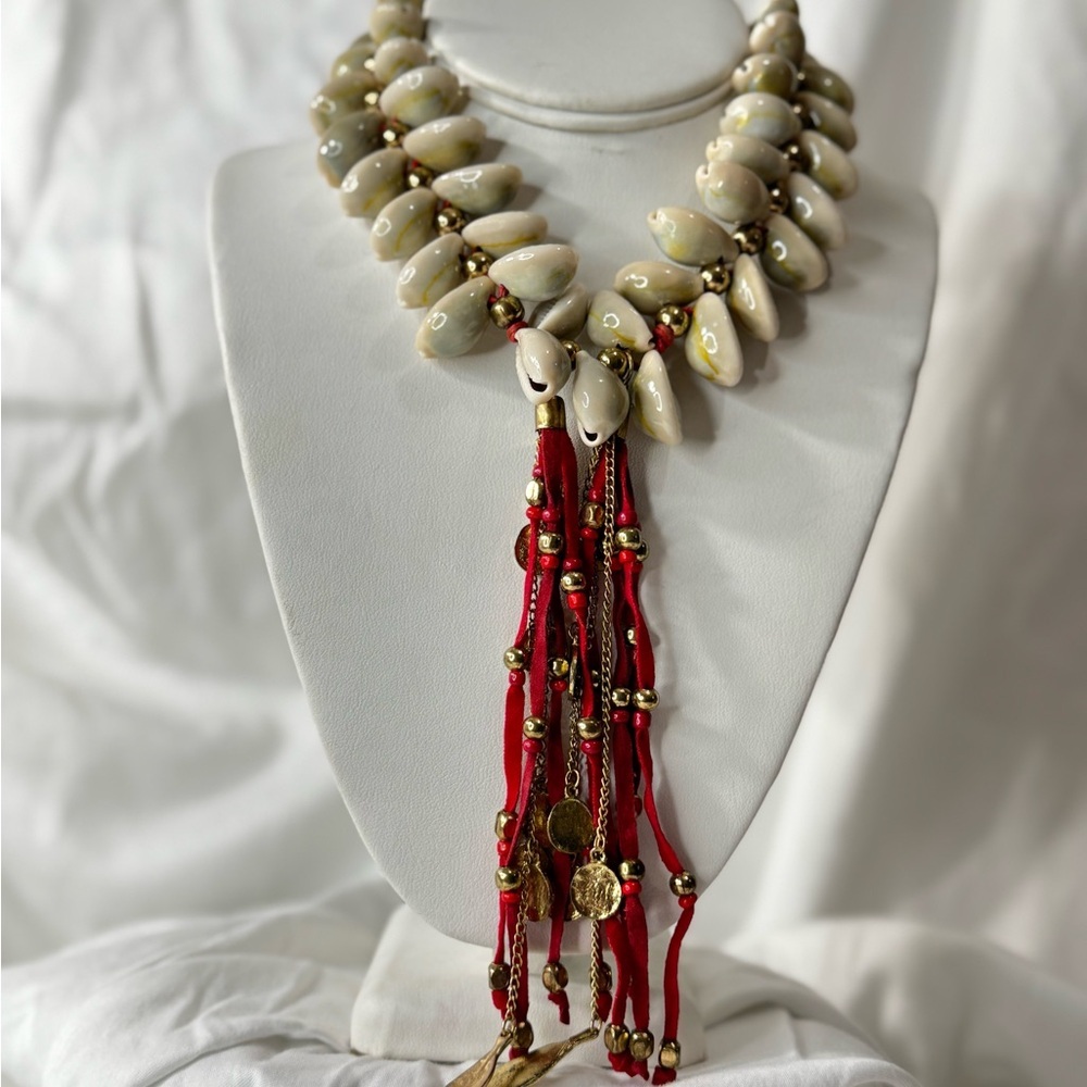 CABLE ROPE STATEMENT NECKLACE - Picture 7 of 16